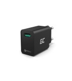 Incarcator Green Cell USB QC 3.0 18W 5V/2.4A 9V/2A 12V/1.5A Negru
