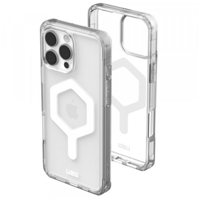 Husa MagSafe pentru Apple iPhone 16 Pro Max, Urban Armor Gear, Plyo, Alba foto