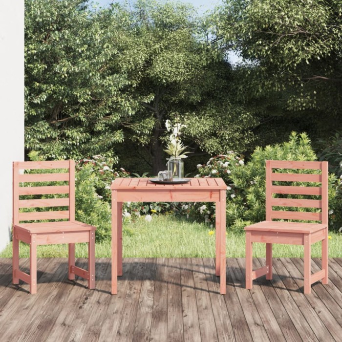 Set bistro de grădină, 3 piese, lemn masiv douglas