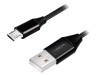 Cablu USB 2.0 Logilink A la Micro B, 0.3m, Negru, PVC