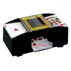 Aparat Automată Amestecat Cărți de Joc, Capacitate 1-2 Pachete, Negru