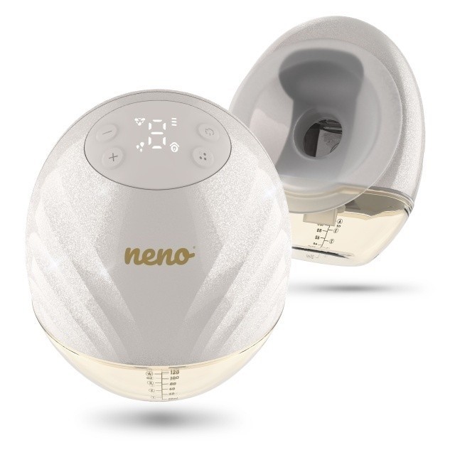 Neno perla &ndash; pompă de s&acirc;n electronică premium, fără fir, cu trei faze, &icirc;n formă de scoică