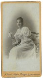 5498 - ARAD, Woman, Romania - old CDV photo ( 21/11 cm )