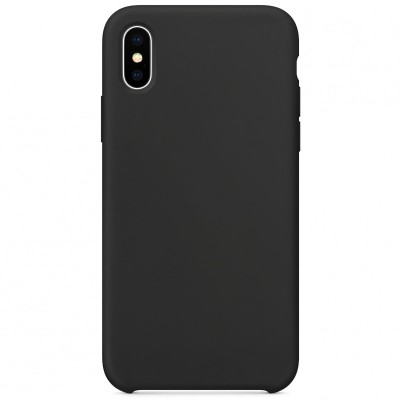 Husa TPU OEM Pure Silicone pentru Samsung Galaxy A11 / Samsung Galaxy M11, Neagra foto