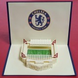 Stadion Fotbal 3D-STAMFORD BRIDGE (CHELSEA)-tip carte postala (vezi foto!)+plic