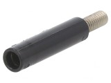 Adaptor Soclu Banană 4mm 32A 600V Negru Nichelat
