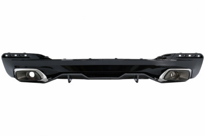 Difuzor Bara Spate Evacuare Dubla compatibil cu BMW 5 Series G30 G38 (2016-2019) 540 M Performance Design Carbon Look RDBMG30MPCF foto