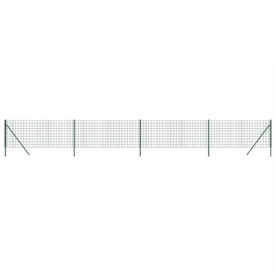 Gard plasa de sarma verde 0,8x10 m, otel galvanizat foto