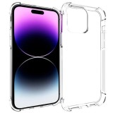 Husa de protectie flippy, tpu, pentru apple iphone 15 pro, antisoc, protectie colturi, rezistenta la impact, 1.5 mm, transparenta