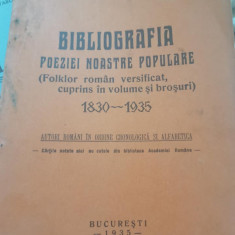 1935 Bibliografia poeziei noastre populare - G. T. Niculescu-Varone Princeps