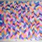 Marlene Sturz design model abstract pentru imprimeuri textile tempera cca 1970