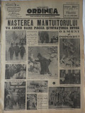 Ziarul Ordinea, 25 dec. 1936, numar omagial de Craciun, Virgil Kerciu