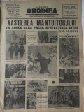 Cumpara ieftin Ziarul Ordinea, 25 dec. 1936, numar omagial de Craciun, Virgil Kerciu