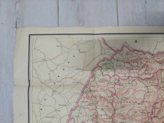 Document vechi,HARTA Politico-Administrativa1960-REPUBLICA POPULARA ROMANA,Bucur