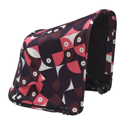 Capotina carucior Bugaboo Fox 3 Lynx Animal Explorer Pink Red foto
