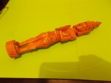 Cumpara ieftin Arta asiatica - BODHISATTVA - SCULPTURA in LEMN , Thailanda