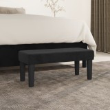 VidaXL Bancă, negru, 70x30x30 cm, textil