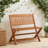 vidaXL Bancă pentru copii Maro 61 x 38 x 57 cm Lemn de eucalipt masiv 42032415