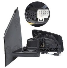 Oglinda usa exterioara Mercedes Clasa B (W246), 09.2011-02.2019, partea Stanga, reglare electrica; fara carcasa; incalzit; sticla asferica; geam crom foto