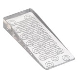 Opritor ușă și mobilă transparent, flexibil, 9.5x1.5x4 cm, CMCLASS
