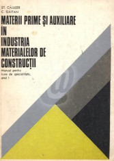 Materii prime si auxiliare in industria materialelor de constructii foto