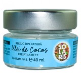 Ulei de Cocos Solaris, 40ml, Presat la Rece, 100% Natural, Vegan - Gatit, Piele, Par