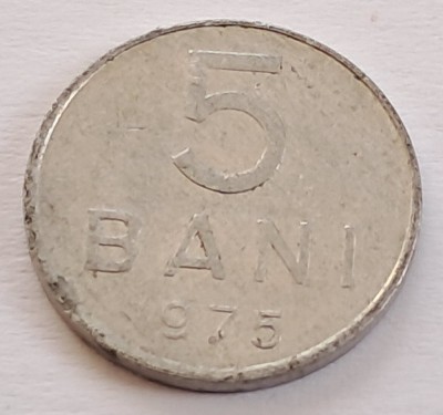 Romania , 5 Bani 1975 foto