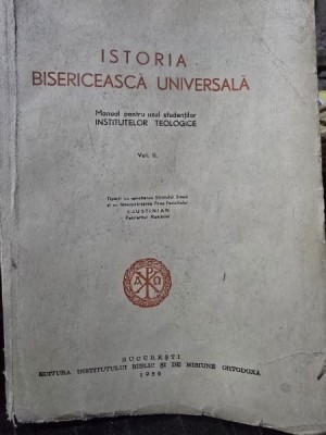 Istoria bisericeasca universala. Manual pentru uzul studentilor Institutelor Teologice (volumul 2) foto