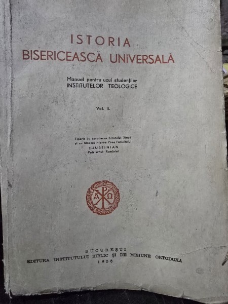 Istoria bisericeasca universala. Manual pentru uzul studentilor Institutelor Teologice (volumul 2)