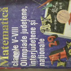 Matematica Clasele 5-8 olimpiade judetene, interjudetene si nationale 1996