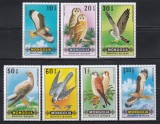 Mongolia 1970 - Păsări de pradă, MNH, Nestampilat