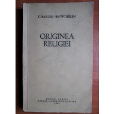 Charles Hainchelin - Originea religiei