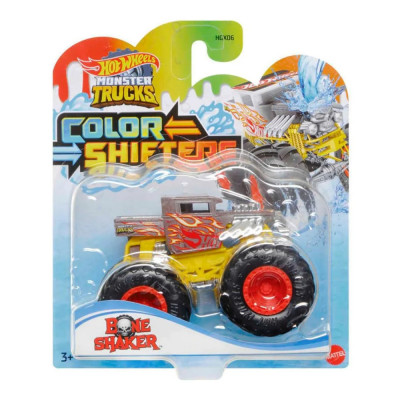 Masinuta Hot Wheels Monster Trucks, Bone Shaker foto