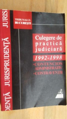 Culegere de practica judiciara 1992-1998 foto