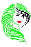 Sticker decorativ, Woman, 80 cm, 215STK-6