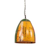 VidaXL Lustră suspendată industrială 25 W multicolor 32 cm E27 rotund