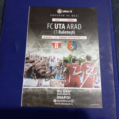 program UTA - CS Balotesti foto