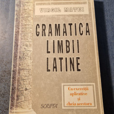 Gramatica limbii latine Virgil Matei
