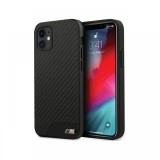 Husa iPhone 12 Mini BMW PU Carbon Negru