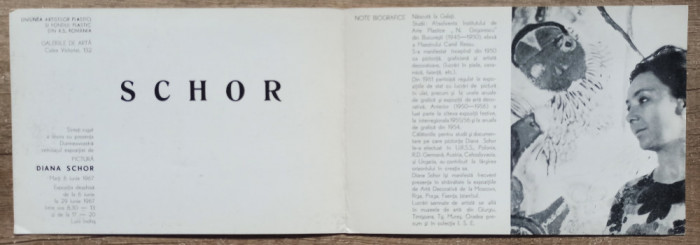 Catalog expozitie pictura Diana Schor 1967