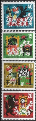 B2200 - Germania 1963 - Pt.copii 4v.neuzat,perfecta stare foto