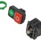 Comutator Dublu 22mm Roșu/Verde LED
