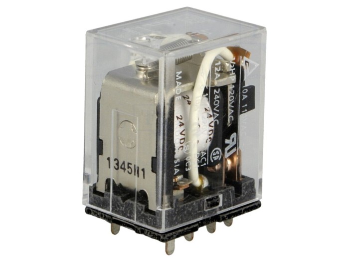 Releu electromagnetic DPDT 24V DC