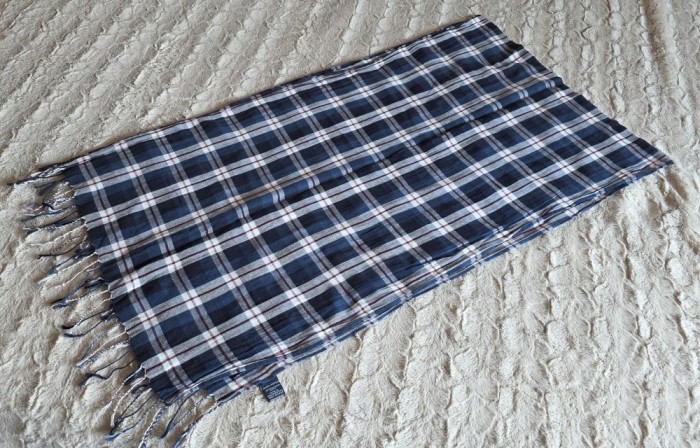 ESARFA LUNGA VINTAGE DIN BUMBAC, BASEFIELD