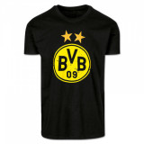 Borussia Dortmund tricou de bărbați Logo black - S
