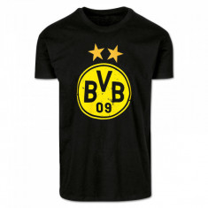 Borussia Dortmund tricou de bărbați Logo black - S