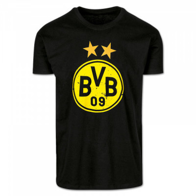 Borussia Dortmund tricou de bărbați Logo black - M foto