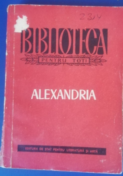 myh 44f - BPT - Alexandria - ed 1955