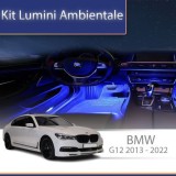 Lumini ambientale BMW Seria 7 G12 2013 - 2022 dedicat det complet control telefon sau sistemul original CarStore Technology