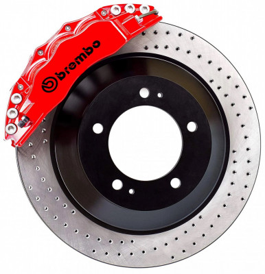 Set 4 Buc Sticker Etriere Brembo Negru foto